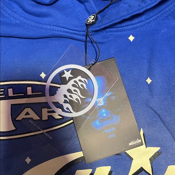 Blue Hellstar hoodie - Picture 3 of 6